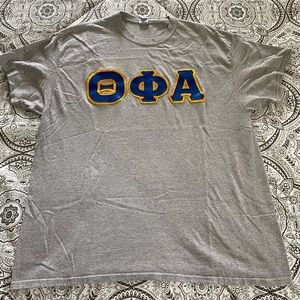 Theta Phi Alpha Grey Letters